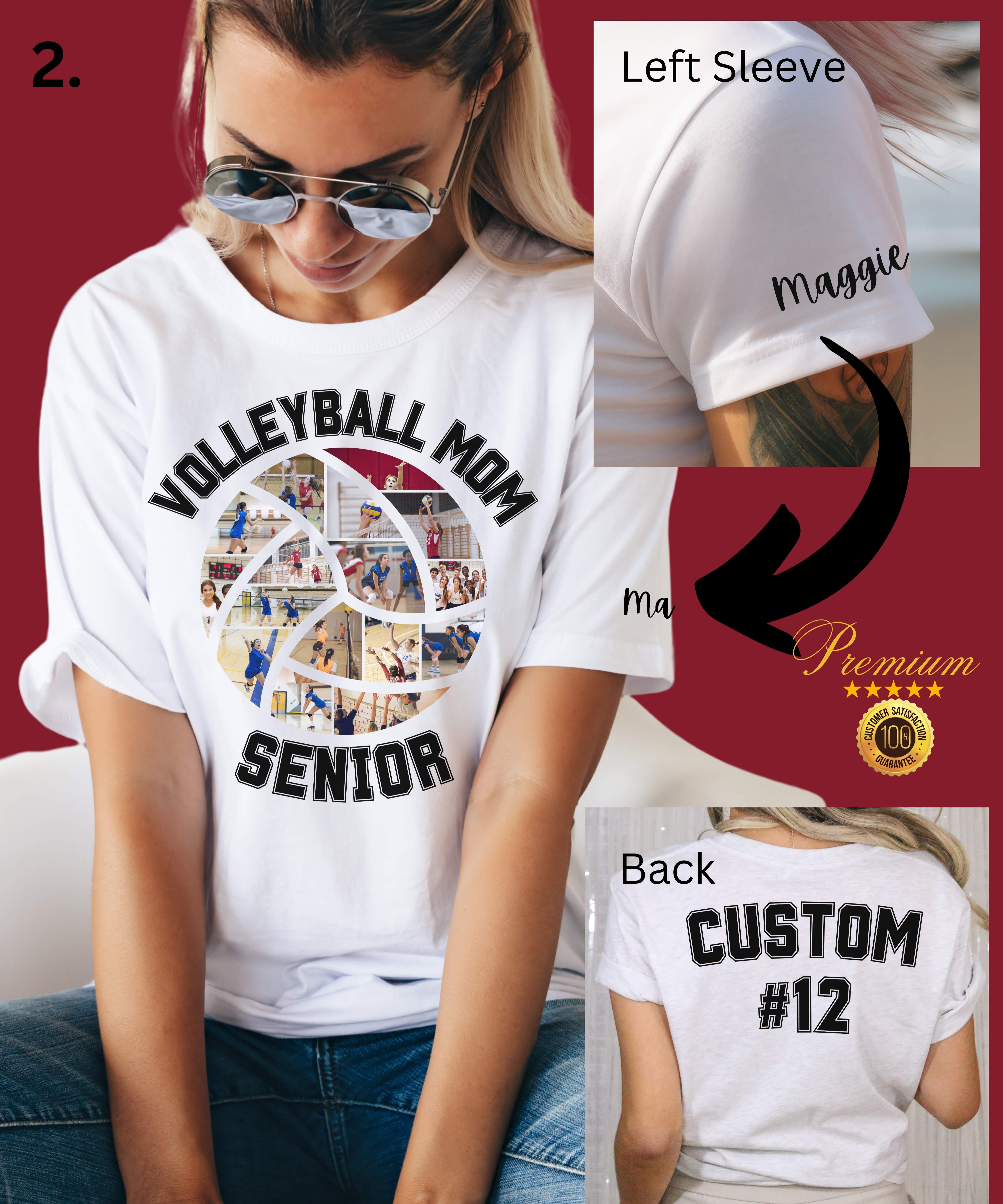 Customizable Volleyball Mom T-Shirt