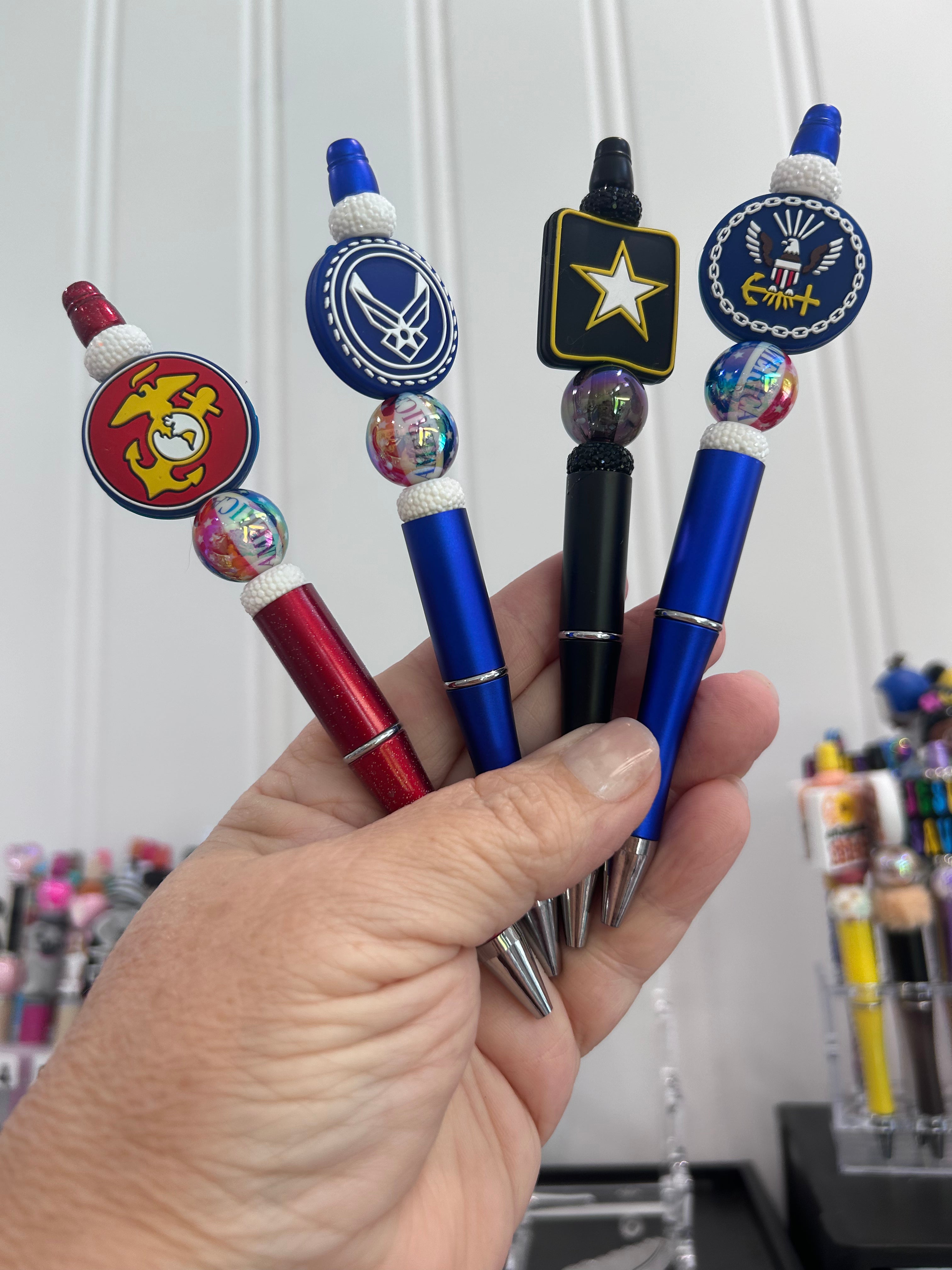 Premium Pens - Character/Collectible Toppers or Fancy Glass Beads